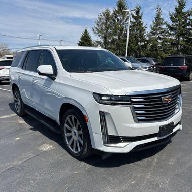Crystal White Tricoat 2023 Cadillac Escalade Premium Luxury Platinum