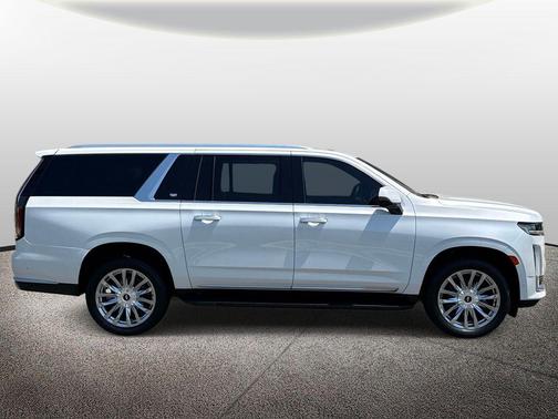 Crystal White Tricoat 2024 Cadillac Escalade ESV Premium Luxury