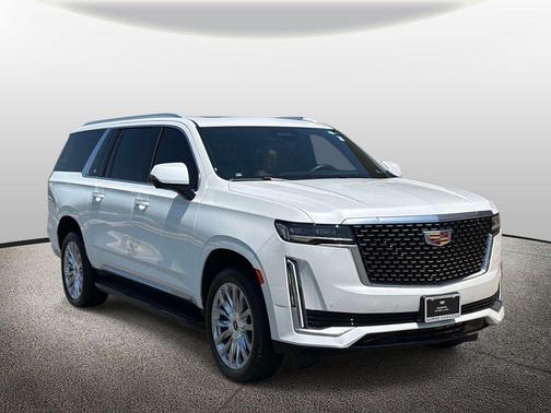 Crystal White Tricoat 2024 Cadillac Escalade ESV Premium Luxury