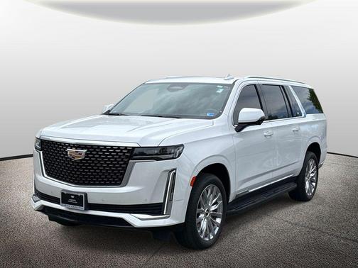 Crystal White Tricoat 2024 Cadillac Escalade ESV Premium Luxury