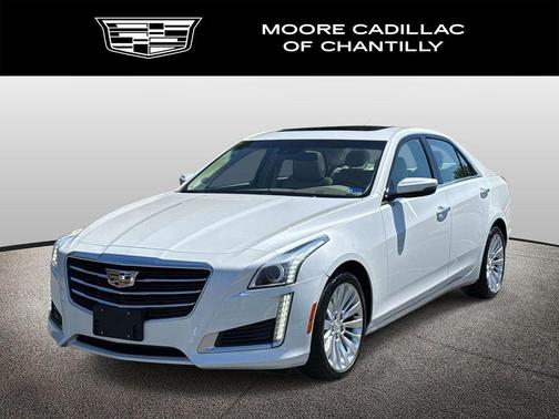 Crystal White Tricoat 2015 Cadillac CTS 2.0L Turbo Luxury