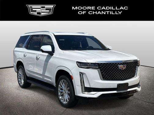 Crystal White Tricoat 2023 Cadillac Escalade Premium Luxury