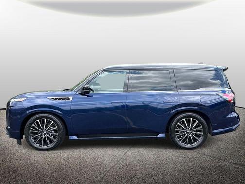 Grand Blue/Black Obsidian 2025 INFINITI QX80 AUTOGRAPH AWD
