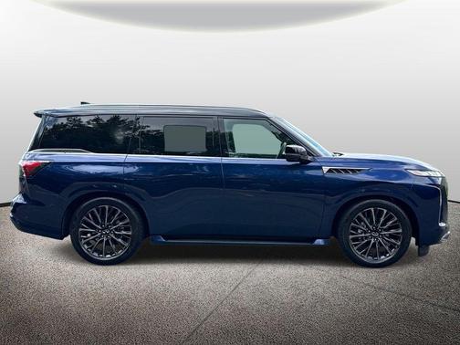 Grand Blue/Black Obsidian 2025 INFINITI QX80 AUTOGRAPH AWD