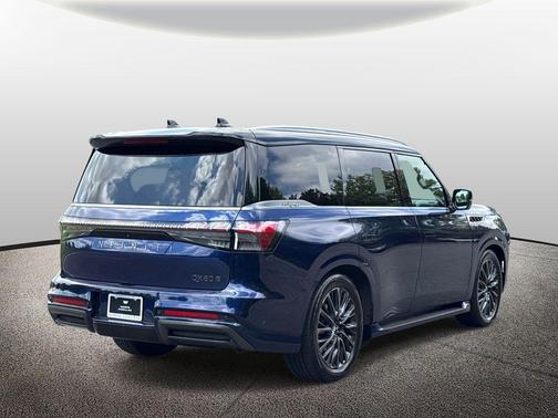 Grand Blue/Black Obsidian 2025 INFINITI QX80 AUTOGRAPH AWD