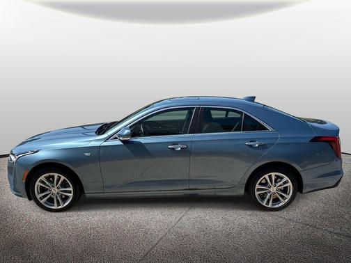Midnight Steel Metallic 2023 Cadillac CT4 Luxury