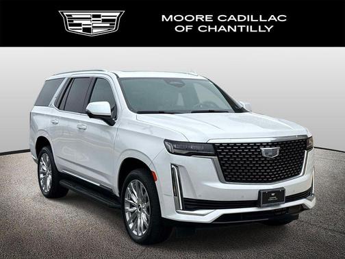 Crystal White Tricoat 2022 Cadillac Escalade Premium Luxury