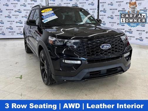 AGATE BLACK METALLIC 2023 Ford Explorer ST-LINE
