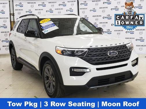 STAR WHITE MET TRI-COAT 2024 Ford Explorer XLT