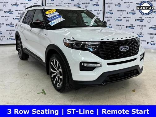 STAR WHITE MET TRI-COAT 2023 Ford Explorer ST-LINE