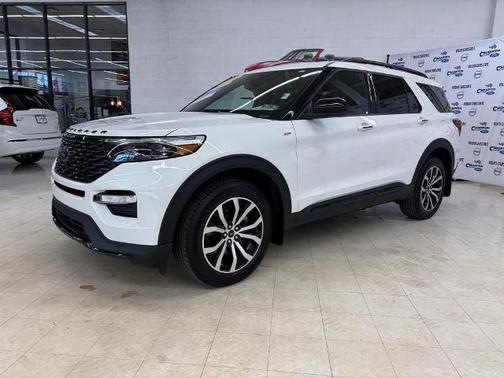 STAR WHITE MET TRI-COAT 2023 Ford Explorer ST-LINE