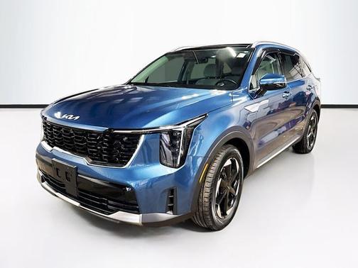 Mineral Blue 2025 Kia Sorento Hybrid EX