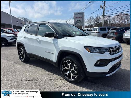 Bright White Clearcoat 2025 Jeep Compass Limited