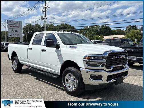 Bright White Clearcoat 2025 RAM 2500 Tradesman Crew Cab 4x4 8' Box