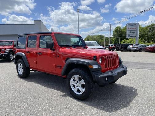 Firecracker Red Clearcoat 2022 Jeep Wrangler Unlimited Sport