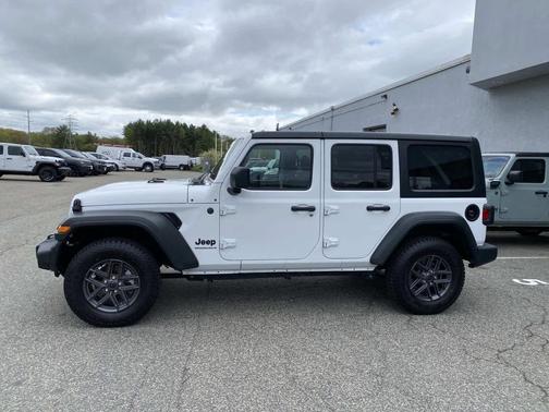 Bright White Clearcoat 2025 Jeep Wrangler Sport S