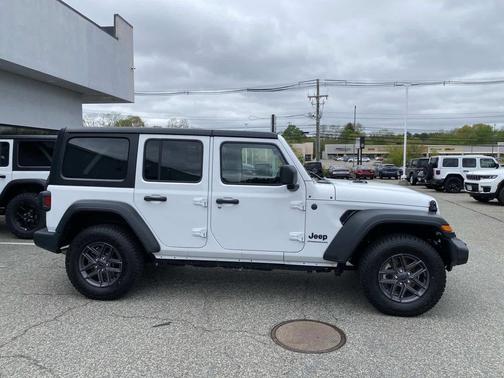 Bright White Clearcoat 2025 Jeep Wrangler Sport S