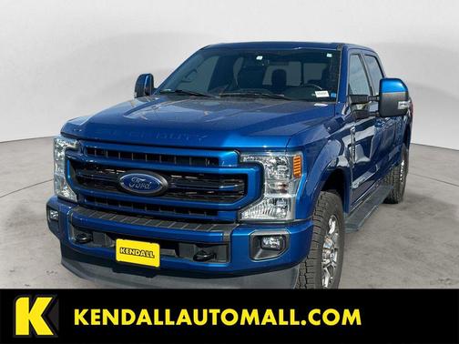 Blue 2022 Ford F-250 Lariat