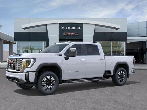 Glacier White Tricoat 2026 GMC Sierra 2500 Denali