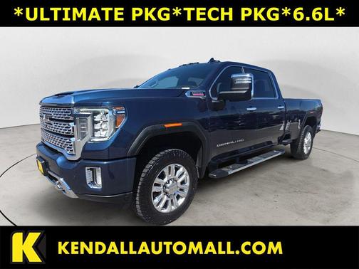 Pacific Blue Metallic 2021 GMC Sierra 3500 Denali