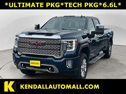 Pacific Blue Metallic 2021 GMC Sierra 3500 Denali
