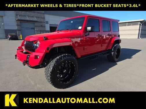 Firecracker Red Clearcoat 2017 Jeep Wrangler Unlimited Sport