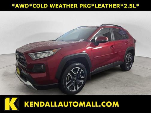 Ruby Flare Pearl 2019 Toyota RAV4 Adventure