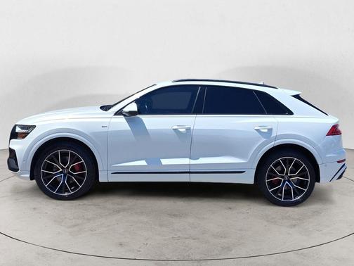 White 2021 Audi Q8 55 Prestige