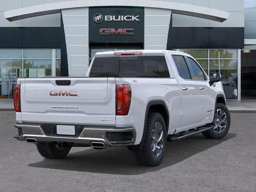 Glacier White Tricoat 2026 GMC Sierra 1500 SLT