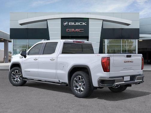 Glacier White Tricoat 2026 GMC Sierra 1500 SLT