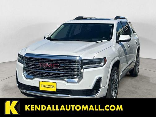 White Frost Tricoat 2023 GMC Acadia Denali