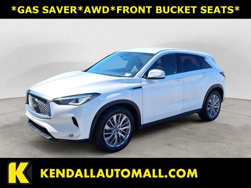 Lunar White 2023 INFINITI QX50 PURE AWD