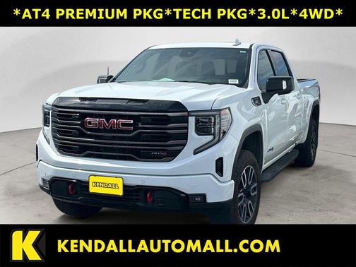Summit White 2025 GMC Sierra 1500 AT4