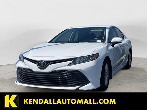 Super White 2020 Toyota Camry LE