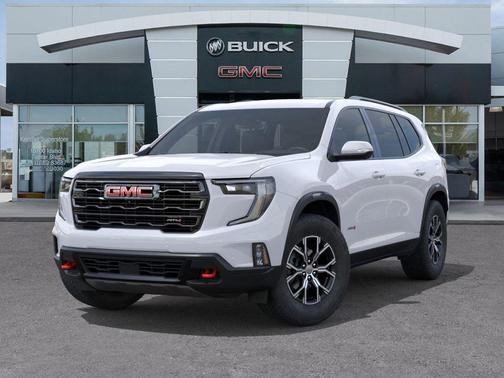 White 2026 GMC Acadia AT4 AWD