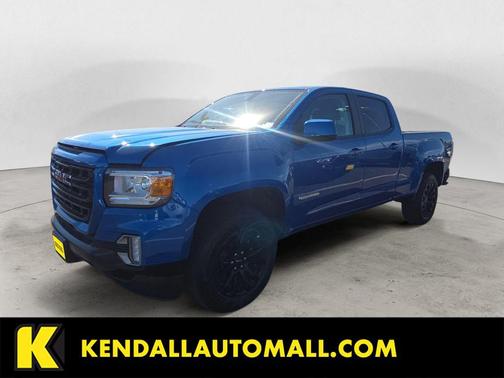 Dynamic Blue Metallic 2022 GMC Canyon Elevation