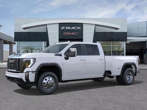 Glacier White Tricoat 2026 GMC Sierra 3500 Denali