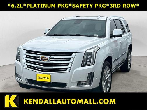 Crystal White Tricoat 2020 Cadillac Escalade Platinum