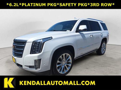 Crystal White Tricoat 2020 Cadillac Escalade Platinum