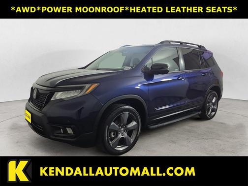 Blue 2021 Honda Passport AWD Touring
