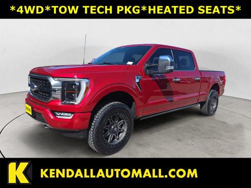Rapid Red Metallic Tinted Clearcoat 2022 Ford F-150 Platinum