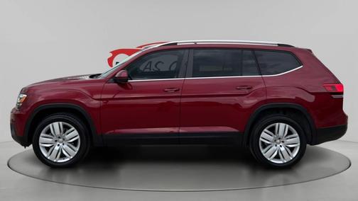 MAROON 2019 Volkswagen Atlas 3.6L SE w/Technology
