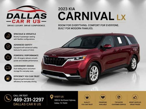 Flare Red 2023 Kia Carnival LX