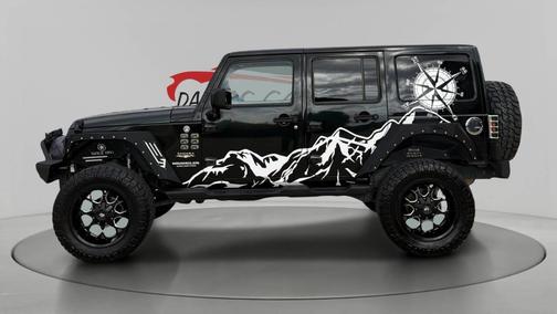 Black 2012 Jeep Wrangler Unlimited Sahara