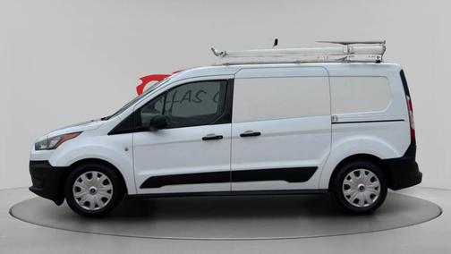 Frozen White 2020 Ford Transit Connect XL Cargo Van