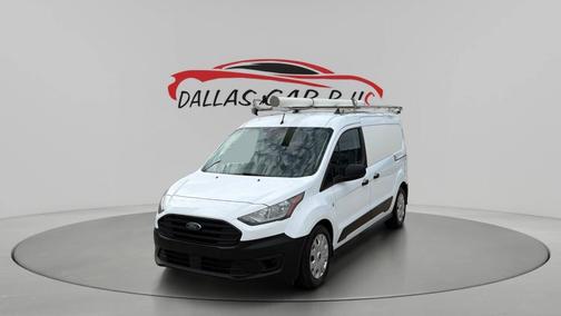Frozen White 2020 Ford Transit Connect XL Cargo Van