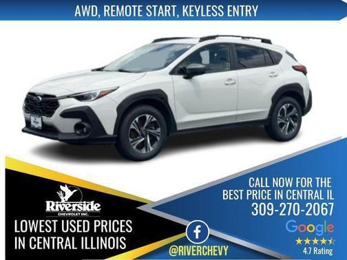 Crystal White Pearl 2024 Subaru Crosstrek Premium