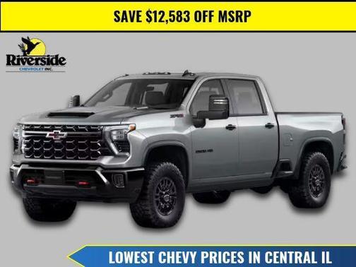 Gray 2026 Chevrolet Silverado 2500 Crew Cab, Standard Bed, XR2, 4WD