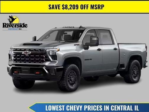 Gray 2026 Chevrolet Silverado 2500 Crew Cab, Standard Bed, XR2, 4WD