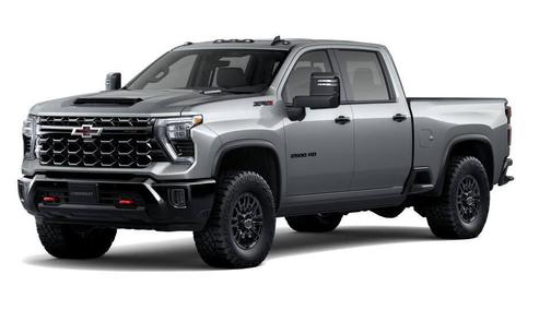 Gray 2026 Chevrolet Silverado 2500 Crew Cab, Standard Bed, XR2, 4WD